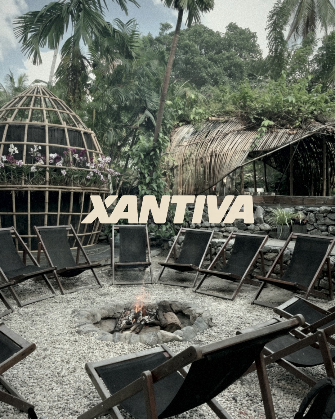 Post: the fire pit with the Xantiva logo